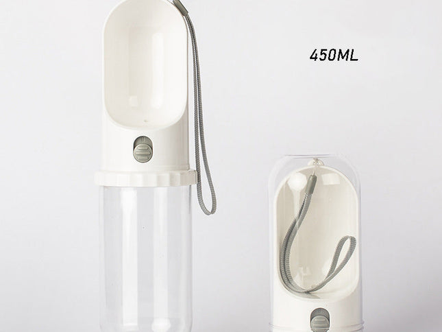 Pet Water Bottle - White 450 ml-1831155597882560512