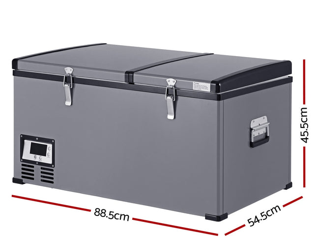 Glacio Camping Fridge 80L Portable Bar Fridges Freezer 12V/24V/240V