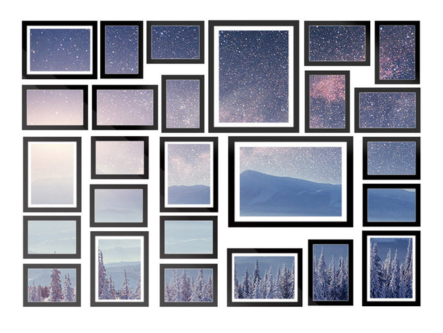 Artiss Photo Frames Art Holder 26PCS 8x10" 5x7" 4x6" 3.5x5" Black