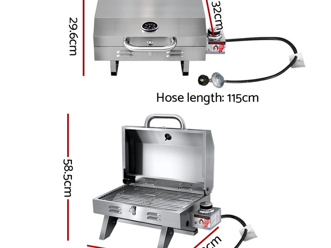 Grillz Portable Gas BBQ Grill
