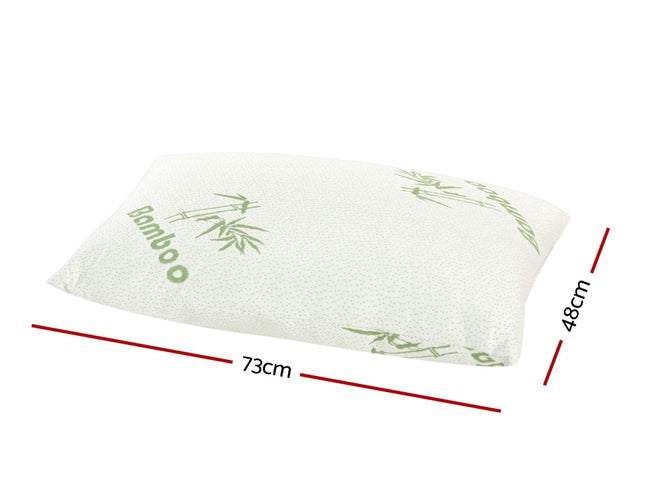 Giselle Bedding 4 Pack Bamboo Pillow Family Hotel