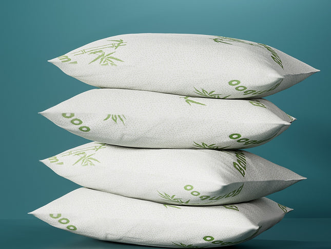 Giselle Bedding 4 Pack Bamboo Pillow Family Hotel
