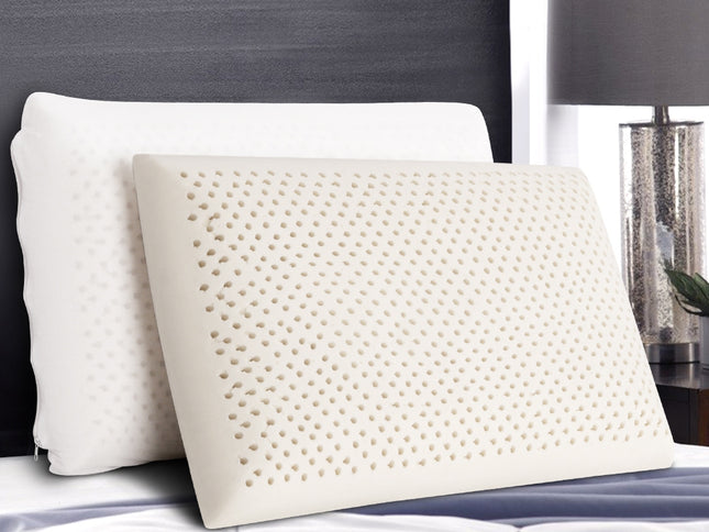 Giselle Bedding Natural Latex Pillow Classic Twin Pack
