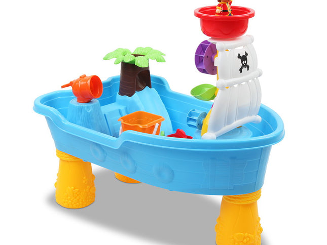 Keezi Kids Sandpit Pretend Play Set Sand Water Table Outdoor Beach Toy Children