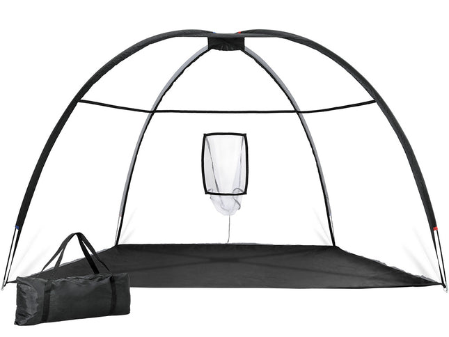 Everfit 3.5m Golf Practice Net Portable Training Aid Driving Target Tent Black