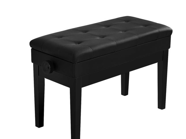 Alpha Piano Bench Stool Adjustable Height Keyboard Seat