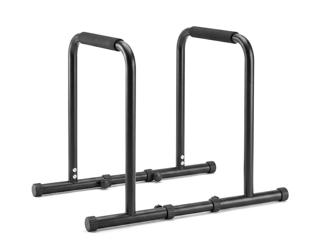 Everfit Dip Station Parallette Bars Home Gym Workout Stand Black