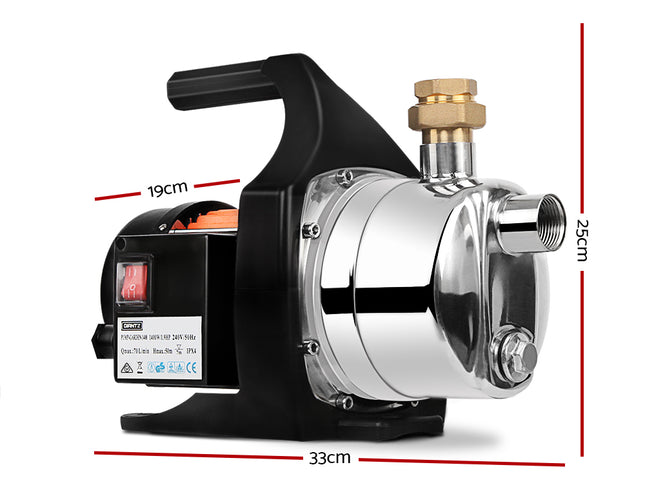 Giantz Garden Water Pump?High Pressure 1500W Max. Tank Rain Farm Irrigation House
