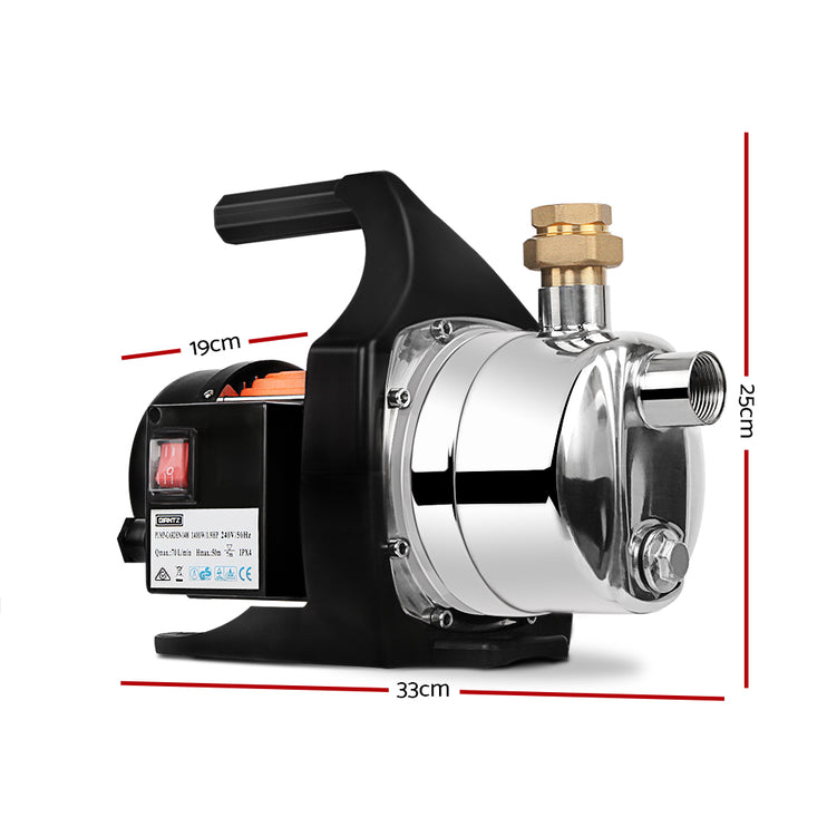 Giantz Garden Water Pump?High Pressure 1500W Max. Tank Rain Farm Irrigation House
