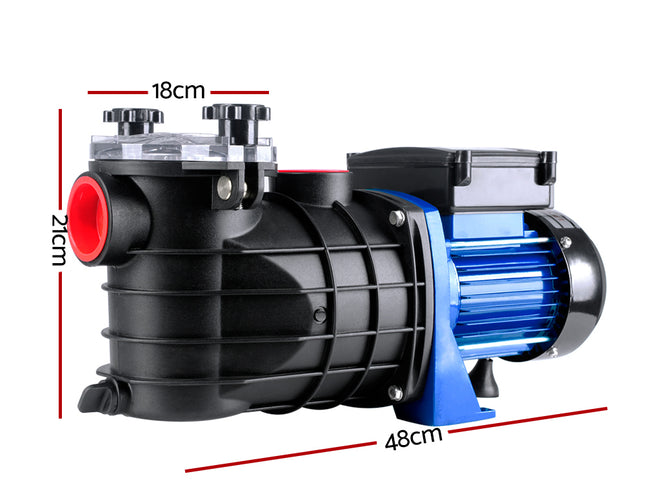 Giantz Pool Pump Swimming Pump Water 1200W Max. 1.6HP Electric Circulation Spa Filter