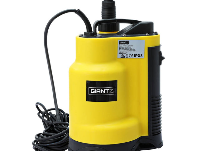 Giantz Garden Water Submersible Pump 750W Dirty Bore Sewerage Tank Well Steel
