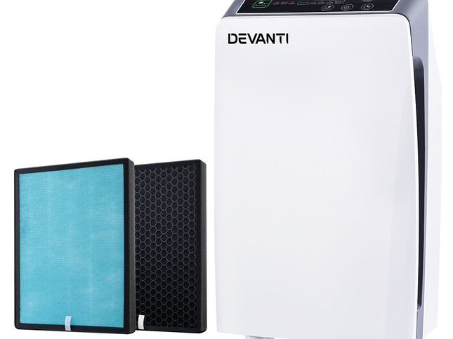 Devanti Air Purifier 4 Stage HEPA w/Replacement Filter