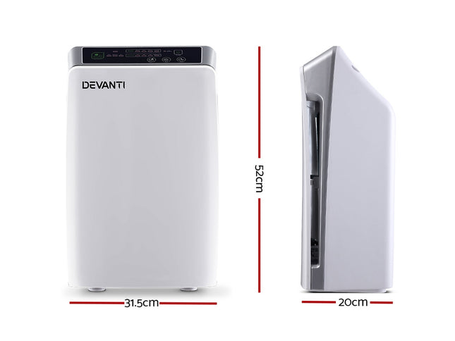 Devanti Air Purifier 4 Stage HEPA Filter