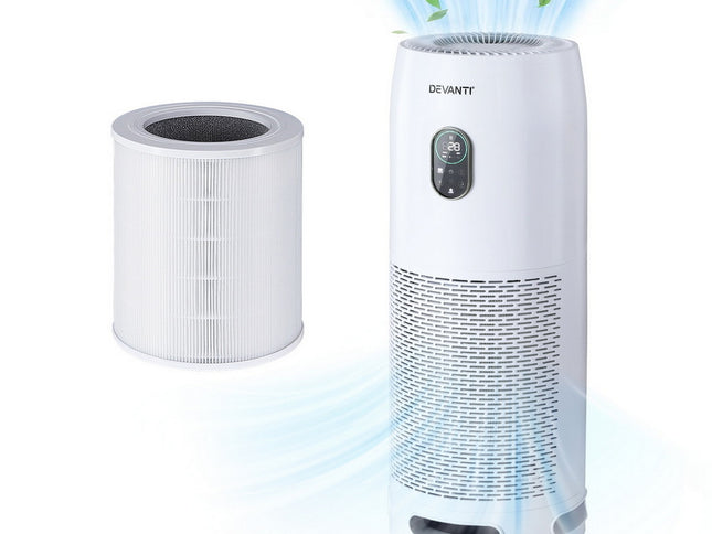 Devanti Air Purifier 4 Stage HEPA w/Replacement Filter