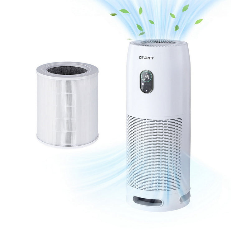Devanti Air Purifier 4 Stage HEPA w/Replacement Filter