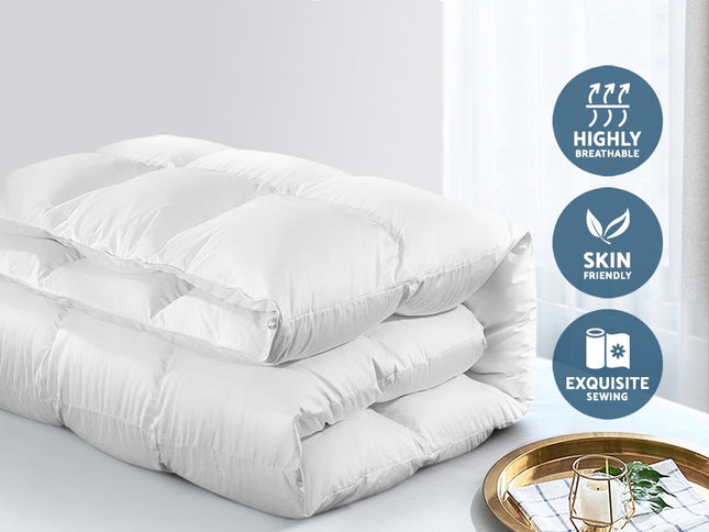 Giselle Bedding 700GSM Duck Down Feather Quilt King