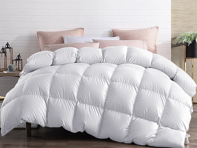 Giselle Bedding 700GSM Goose Down Feather Quilt Double