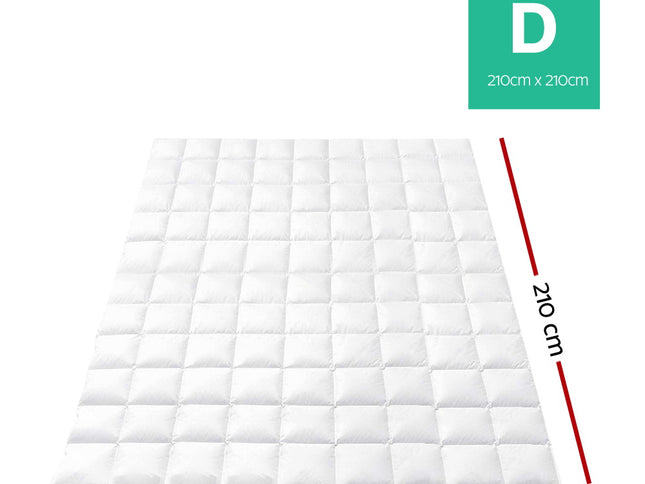 Giselle Bedding 700GSM Goose Down Feather Quilt Double