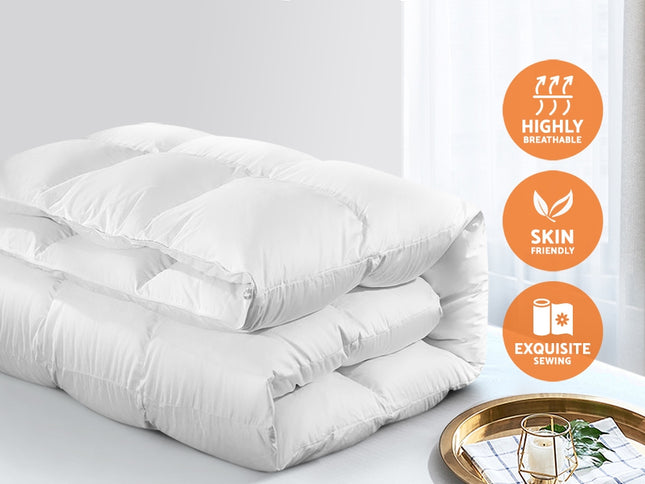 Giselle Bedding 700GSM Goose Down Feather Quilt Queen