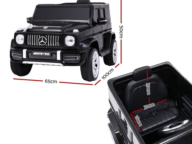 Kids Electric Ride On Car Mercedes-Benz Licensed AMG G63 Toy Cars 12V Black