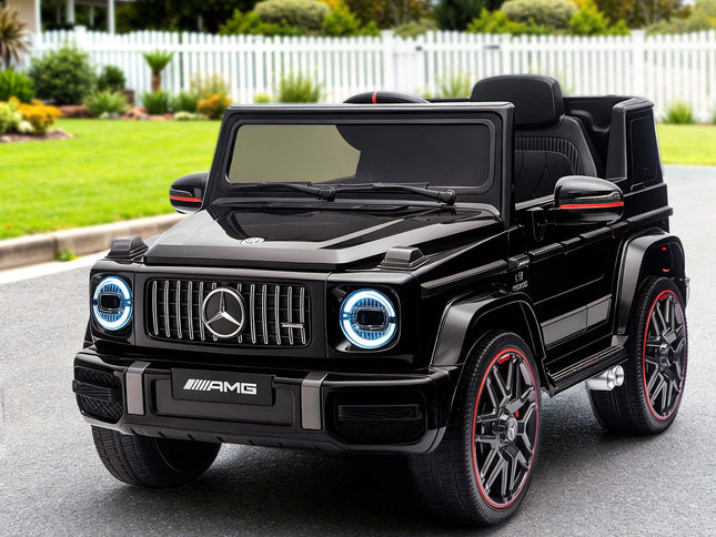 Kids Electric Ride On Car G63 Toy Cars Remote Control Black