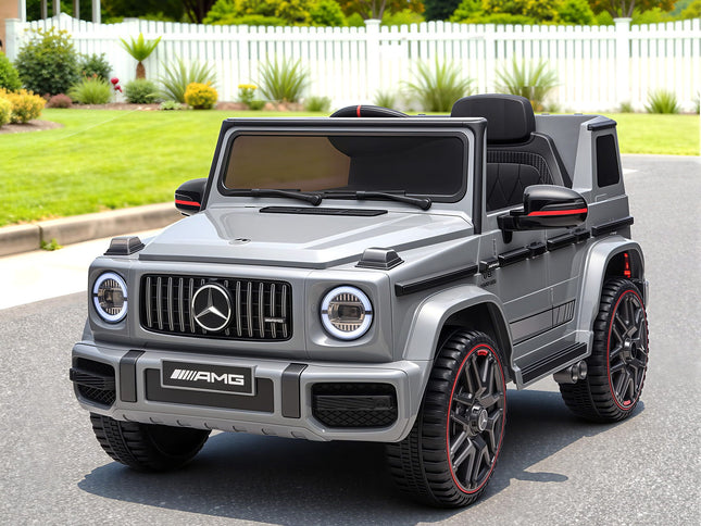 Kids Electric Ride On Car G63 Toy Cars Remote Control Grey