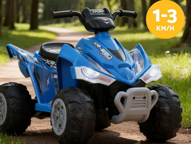 Rigo Kids Ride On Car ATV Quad Motorbike Electric Outdoor Toys 12V Blue