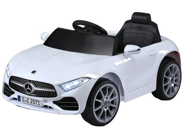 Kids Electric Ride On Car Licensed Outdoor Toys Cars Music Remote White