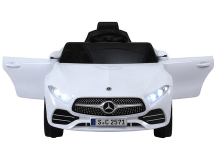 Kids Electric Ride On Car Licensed Outdoor Toys Cars Music Remote White