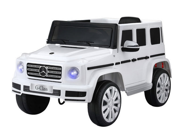 Kids Ride On Car Licensed G500 Electric Toys Horn Remote 12V White