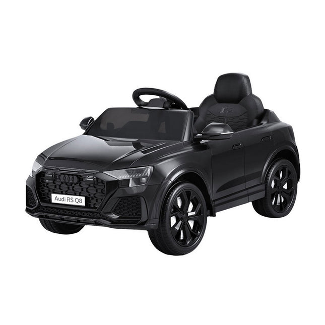Kids Ride On Car Licensed RSQ8 Electric Toy Black Remote 12V Cars Black