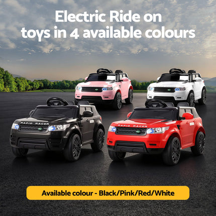 Rigo Kids Electric Ride On Car SUV Range Rover-inspired Cars Remote 12V Red
