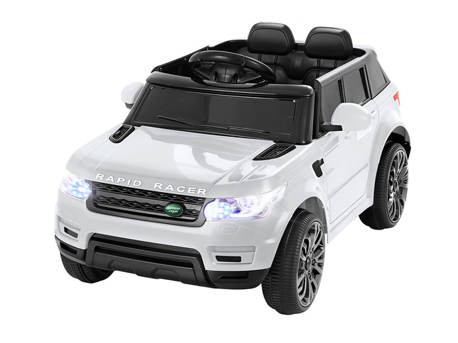 Rigo Kids Electric Ride On Car SUV Range Rover-inspired Cars Remote 12V White