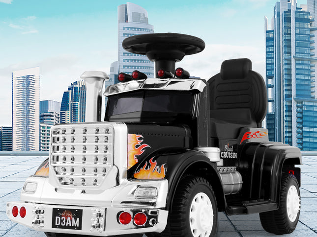 Rigo Kids Electric Ride On Car Truck Motorcycle Motorbike Toy Cars 6V Black