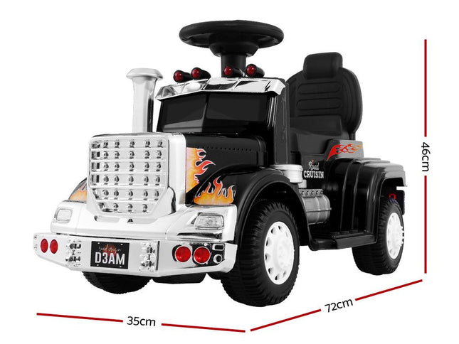 Rigo Kids Electric Ride On Car Truck Motorcycle Motorbike Toy Cars 6V Black