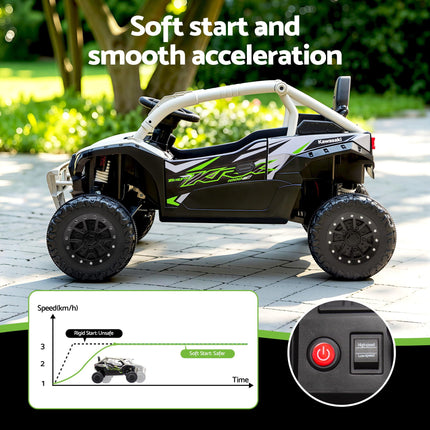Kids Ride On Car Off-Road Licensed KRX1000 Electric Toy with Remote Control Music