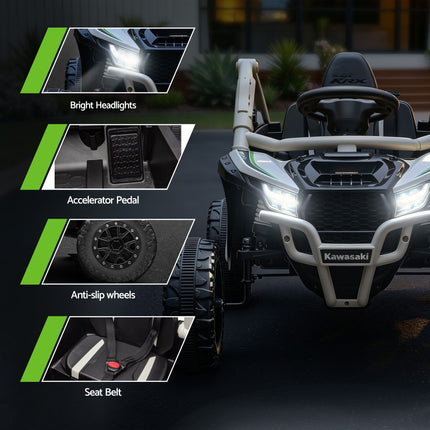 Kids Ride On Car Off-Road Licensed KRX1000 Electric Toy with Remote Control Music