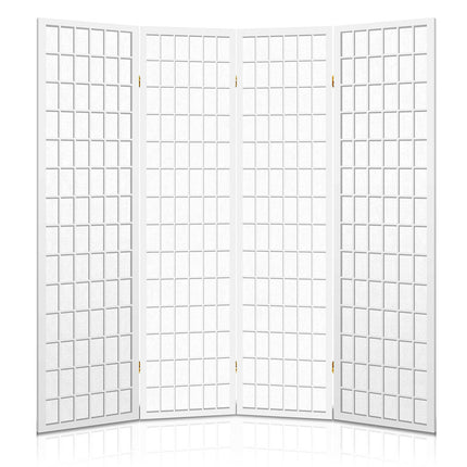 Artiss 4 Panel Room Divider Screen 174x179cm White