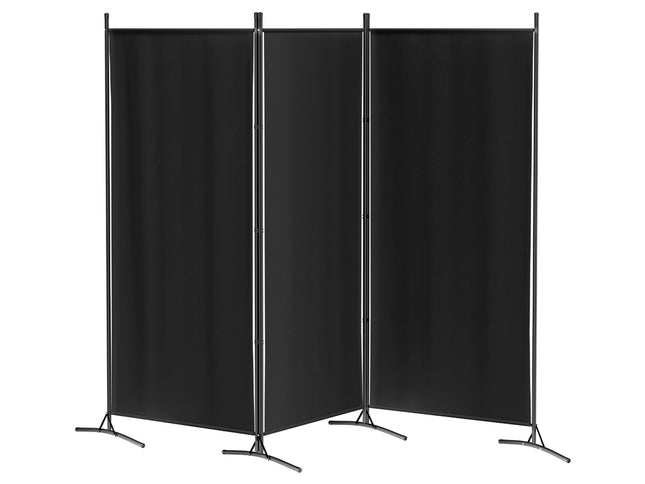 Artiss 3 Panel Room Divider Screen 260x180cm Fabric Black