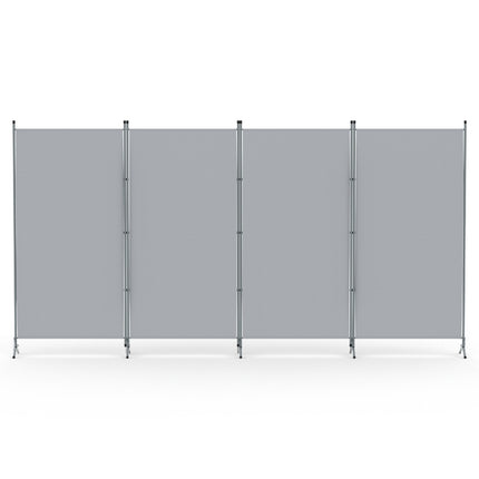 Artiss 4 Panel Room Divider Screen 345x180cm Fabric Grey