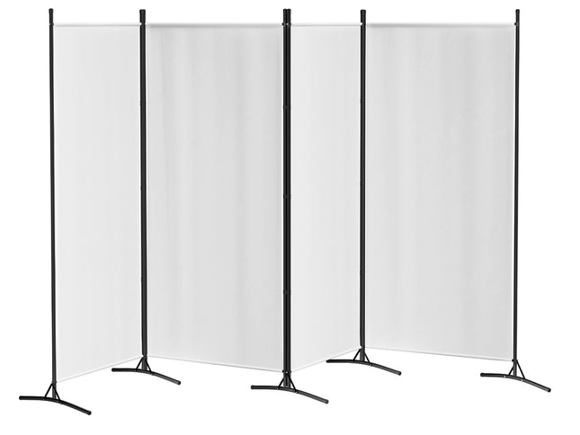 Artiss 4 Panel Room Divider Screen 345x180cm Fabric White