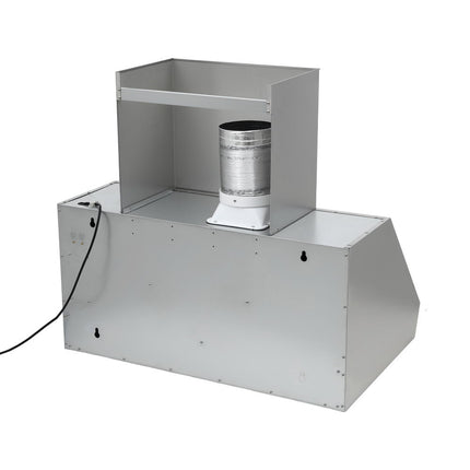 Devanti 900mm Range Hood 3-Speed Fan LED Display Remote Control