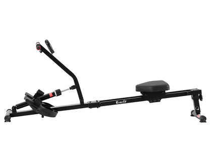 Everfit Hydraulic Rowing Machine Rower 12 Levels Resistance Exercise Fitness Gym Cardio