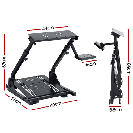 Artiss Racing Simulator Stand Foldable Racing Wheel Stand for Logitech G29