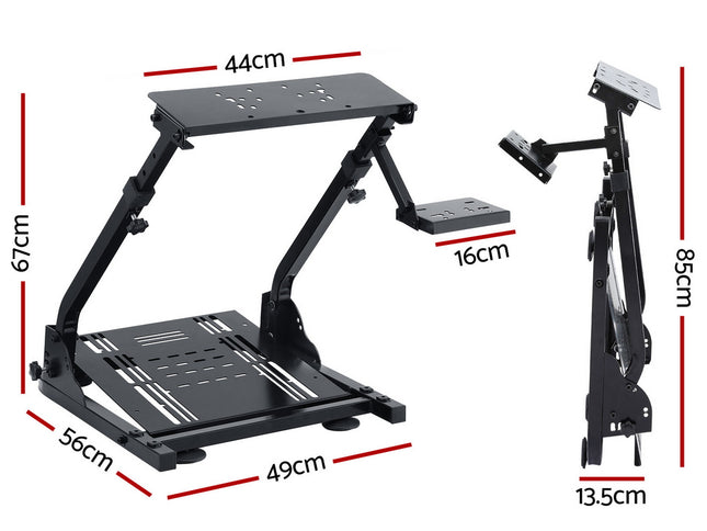 Artiss Racing Simulator Stand Foldable Racing Wheel Stand for Logitech G29