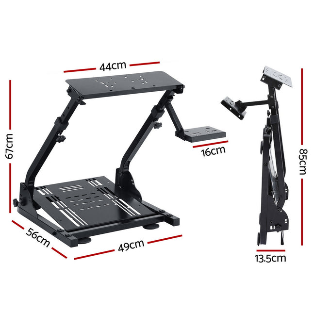 Artiss Racing Simulator Stand Foldable Racing Wheel Stand for Logitech G29