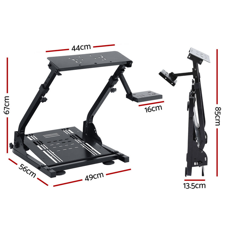 Artiss Racing Simulator Stand Foldable Racing Wheel Stand for Logitech G29