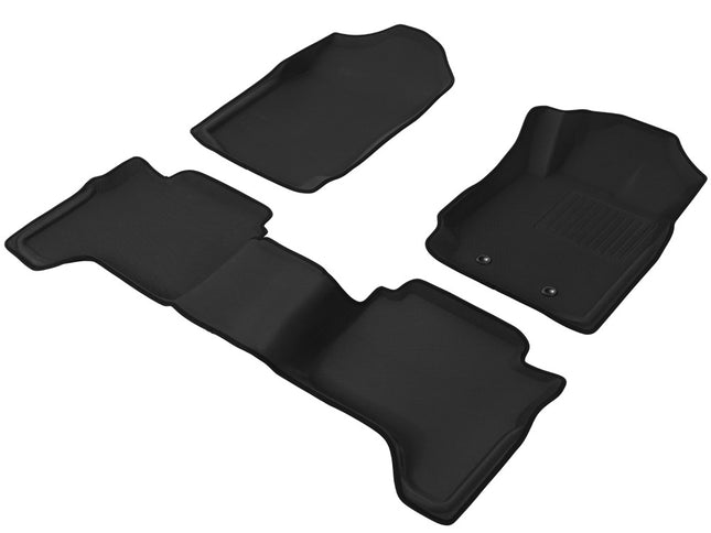 Weisshorn Car Floor Mats Rubber Fits Ford Ranger PX PX2 PX3 Dual Cab 2011-2022 3D