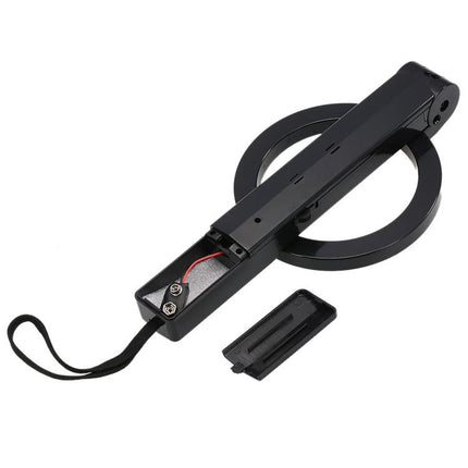 Portable Hand-Held Metal Detector - Folding Black-1915198297832820739