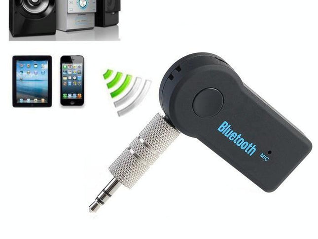 Wireless Car Bluetooth Handsfree Receiver With Mic For Iphone-1915197495563128833
